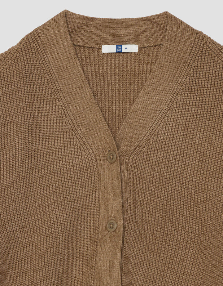 Suko Corn Pattern Outwear Long Sleeve Women's Cardigan