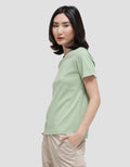 Suko Round Neck Kerah Bulat Lengan Pendek Kaos Wanita