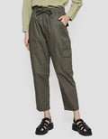 Suko Clean Cargo Woven Bottom Pocket Celana Panjang Wanita