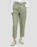 Suko Clean Cargo Woven Bottom Pocket Celana Panjang Wanita