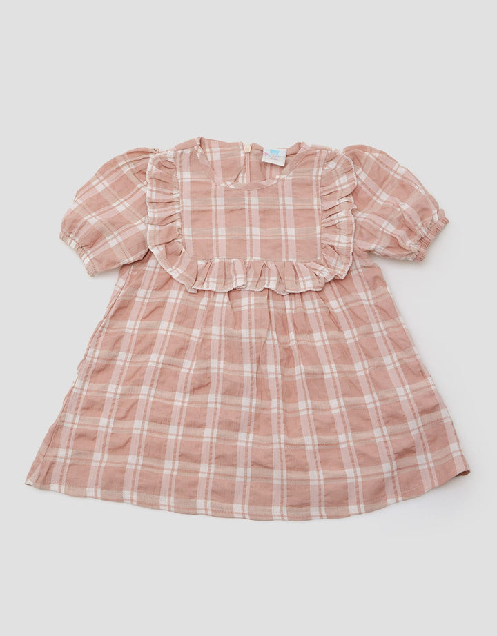 Pipiniko Blouse Ruffle Kotak Seersucker