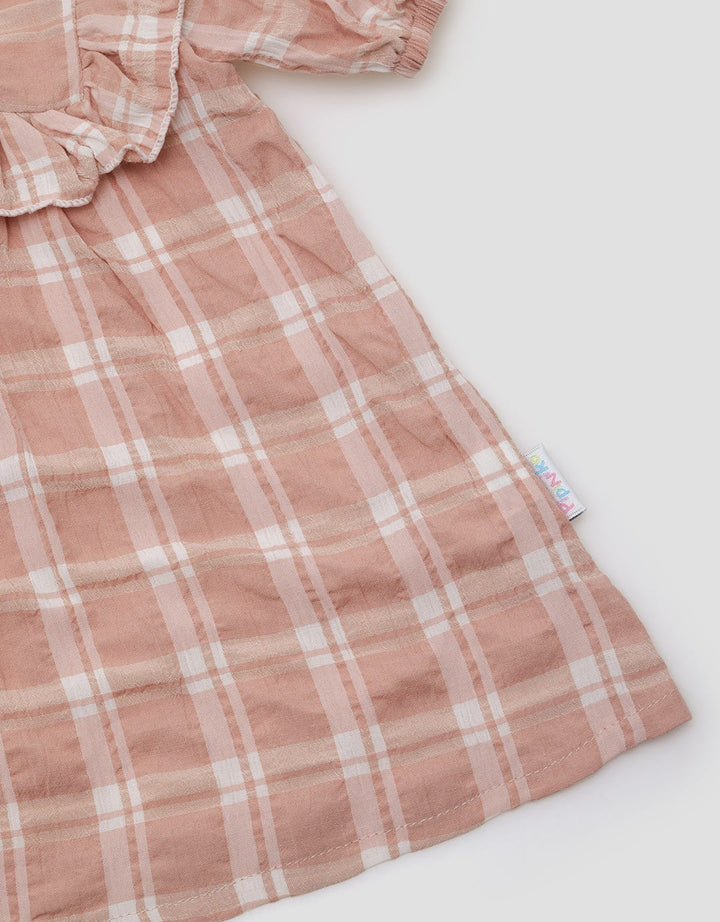 Pipiniko Blouse Ruffle Kotak Seersucker