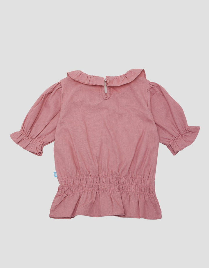 Pipiniko Top Woven Girls Flower Bee