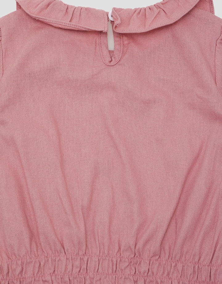Pipiniko Top Woven Girls Flower Bee