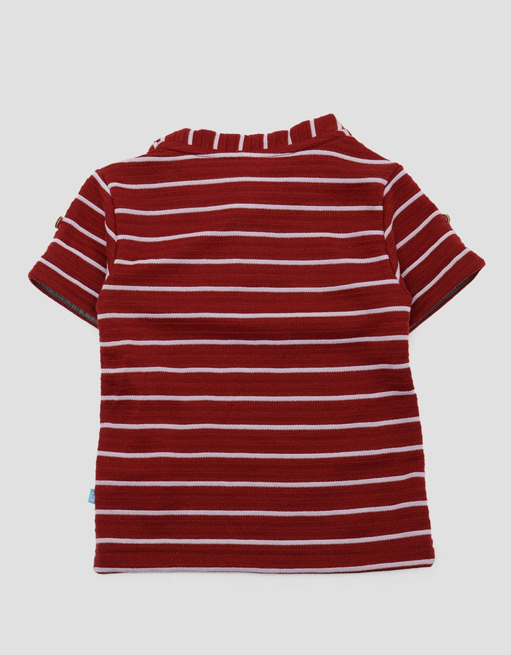 Pipiniko Top Boys Stripe Texture