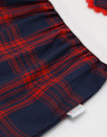 Pipiniko Short Sleeve Midi Dress Plaid