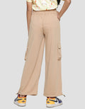 Nevada Knit Wideleg Cargo With Stopper Celana Anak Perempuan