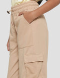 Nevada Knit Wideleg Cargo With Stopper Celana Anak Perempuan