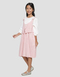 Nevada Woven 2 Pcs Look Alike Midi Dress Anak Perempuan