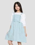 Nevada Stripes 2 Pcs Look Alike Midi Dress Anak Perempuan