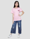 Nevada Short Sleeve T-Shirt Full Print Checkered Print Xoxo