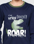 Kidz Too One Set Sleepwear Dino Roar Btm Salur