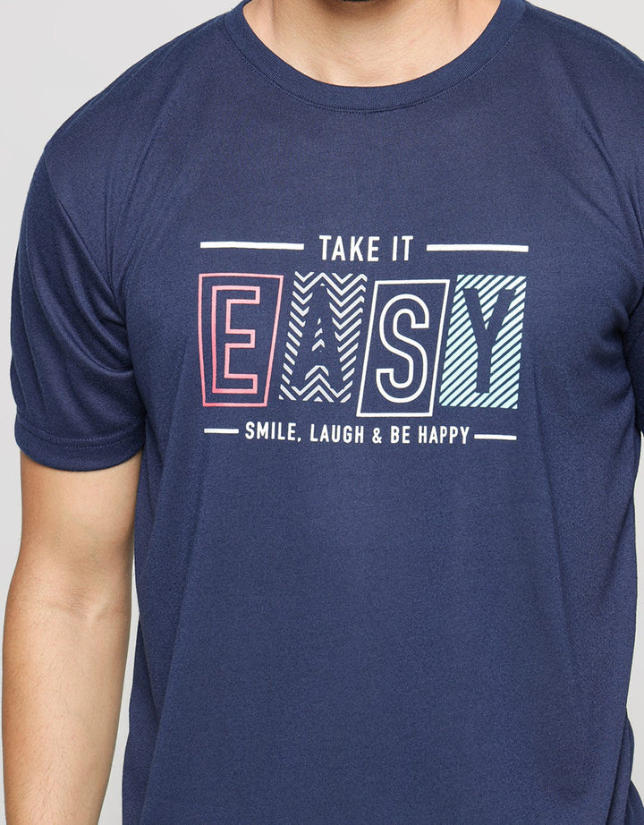 Anyday Short Sleeve T-Shirt Take It Easy Print