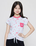 Barbie Print Star Kaos Casual Anak Perempuan