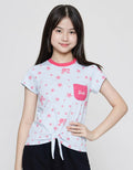 Barbie Print Star Kaos Casual Anak Perempuan
