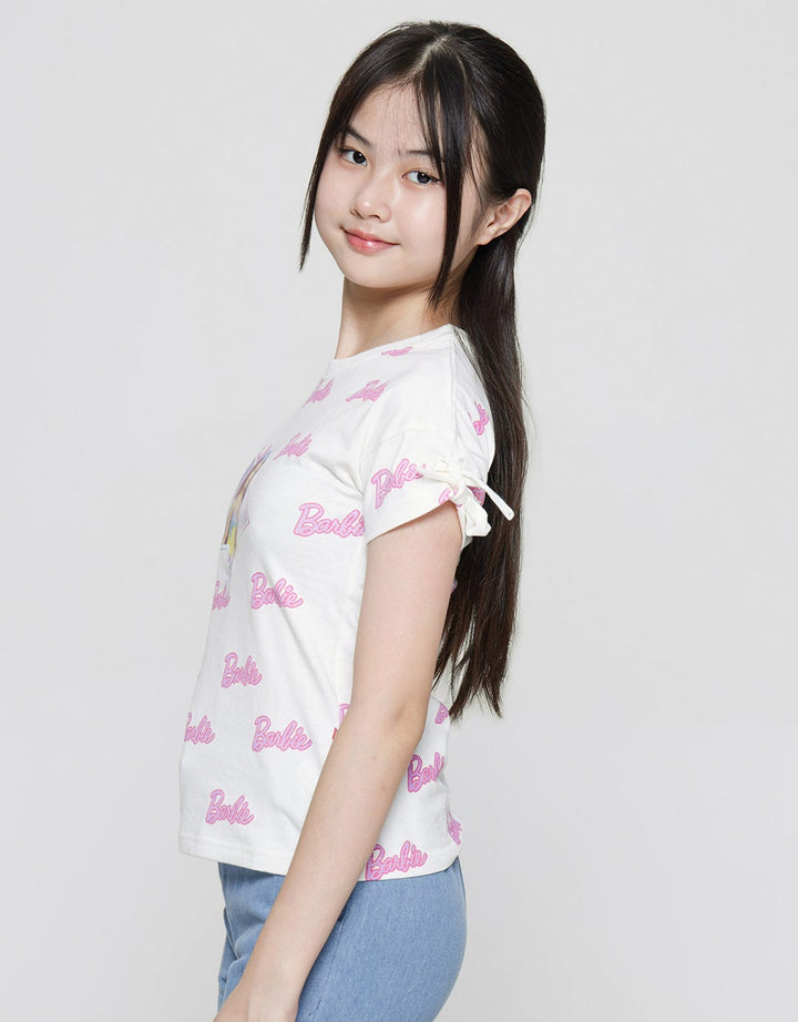 Barbie Logo Print Girls T-Shirt