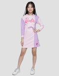 Disney Long Sleeve Midi Dress Barbie Unicorn