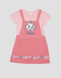 Disney Marie Midi Dress Overall Short Sleeve Women