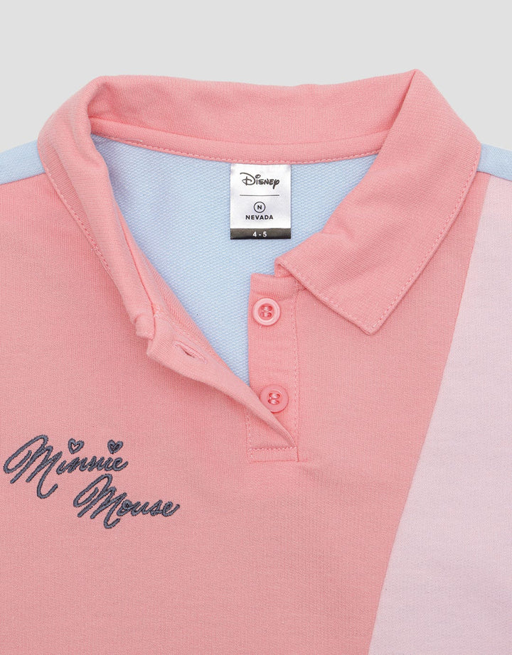 Disney Midi Dress Anak Perempuan Kerah Polo Minnie