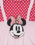 Disney Minnie Polka Midi Dress Overall Anak Perempuan