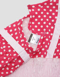 Disney Minnie Polka Midi Dress Overall Anak Perempuan