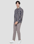 Details Long Sleeve Shirt Flannel Yarndyed Checks Regular Fit