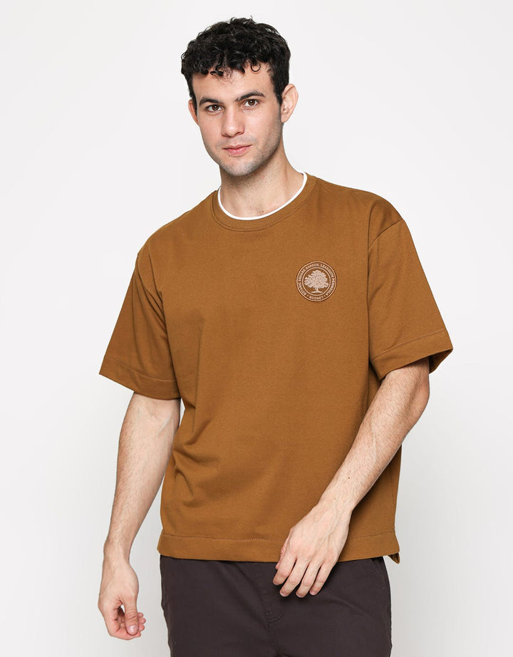 Details Double Neck Embro Men's T-Shirt