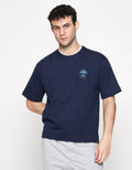 Details Double Neck Embro Kaos Pria