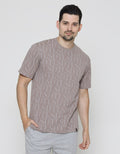 Details Short Sleeve T-Shirt Print Aop Font
