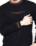 Details Manset Stripe Sweater Pria