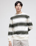 Details Sweatshirt Jumper Long Sleeve Yd Stripes Reguler