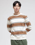 Details Sweatshirt Jumper Long Sleeve Yd Stripes Reguler