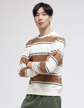 Details Sweatshirt Jumper Long Sleeve Yd Stripes Reguler