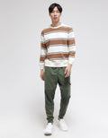 Details Sweatshirt Jumper Long Sleeve Yd Stripes Reguler