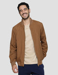 Details Bomber Basic Jaket Pria