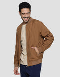Details Bomber Basic Jaket Pria
