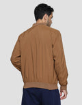 Details Bomber Basic Jaket Pria