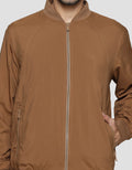 Details Bomber Basic Jaket Pria