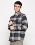 Details Jacket Shirt Twill Checks