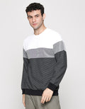 Details Colour Blocking Sweater Pria