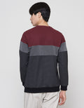 Details Colour Blocking Sweater Pria