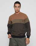 Details Colour Blocking Sweater Pria