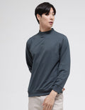 Details of the High Neck Embro Sweater for Men