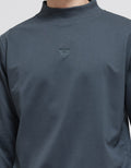 Details of the High Neck Embro Sweater for Men