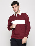 Details Sweatshirt Woven Collar Colour Blocking
