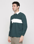 Details Sweatshirt Woven Collar Colour Blocking