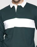 Details Sweatshirt Woven Collar Colour Blocking