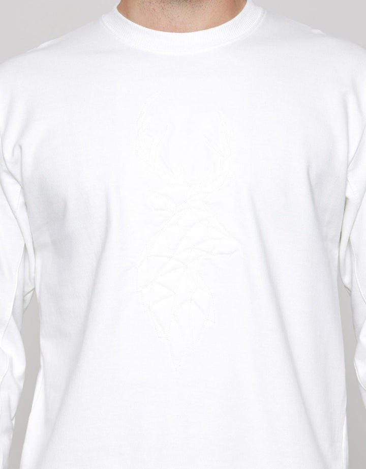 Details Sweatshirt Emboss Deer