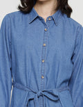 Connexion Denim Look Mini Dress for Women