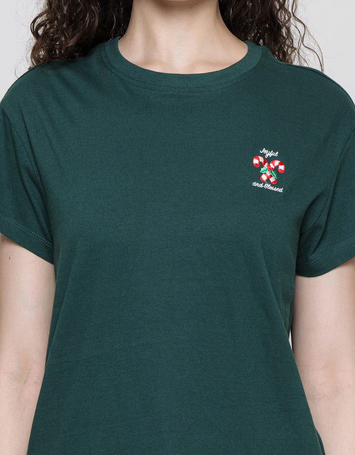 Connexion Xmas Candy Kaos Wanita